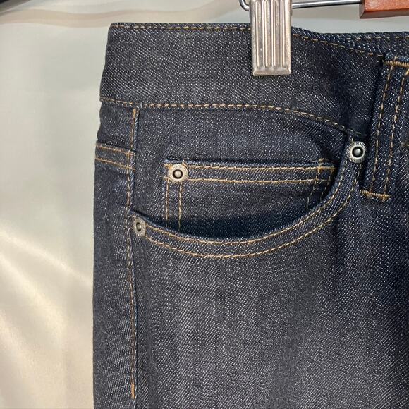 Ann Taylor Factory Modern Fit Dark Wash Jeans Lower on Waist Womens 8 Denim - Picture 7 of 15